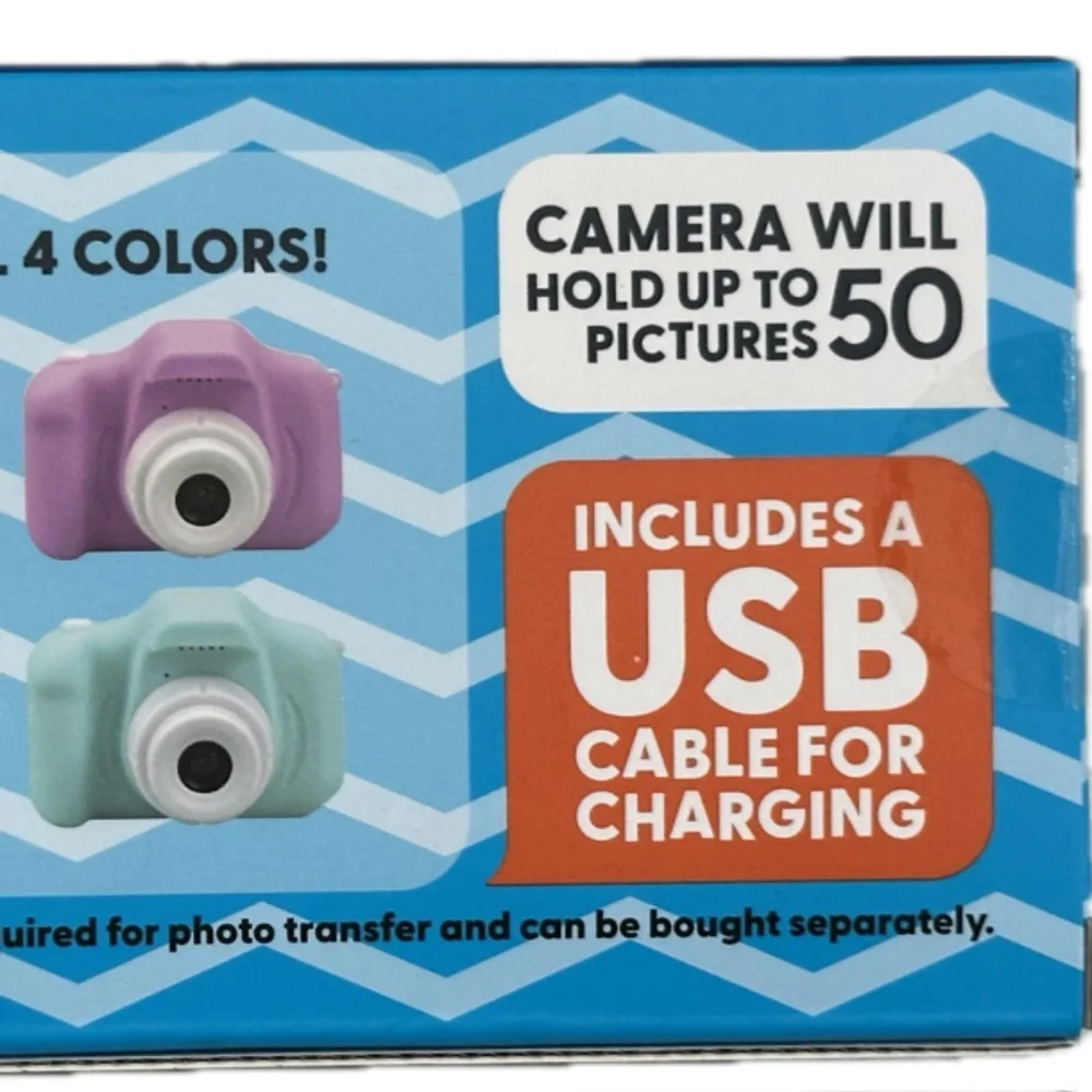New J'Adore Digital Camera for Kids, Functional Retro Mini Pocket Size 50 Photos